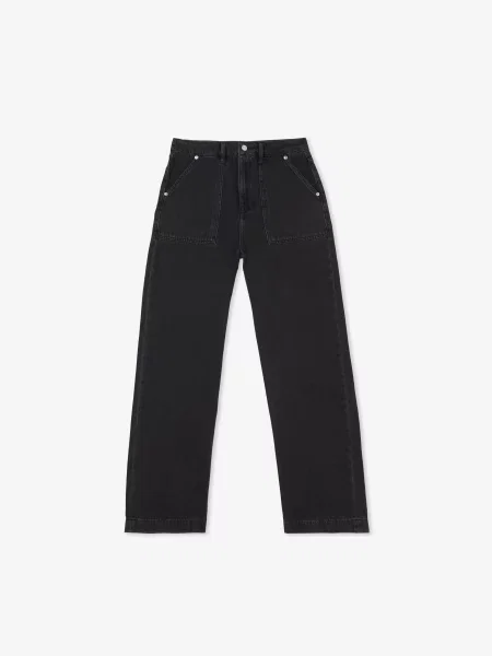 Прямі джинси Lacoste чорний