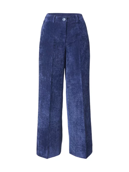 MORE & MORE Pantaloni cu dungă ultramarin albastru