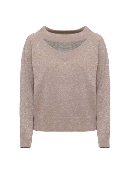 Sweter D.exterior wełniany beżowy