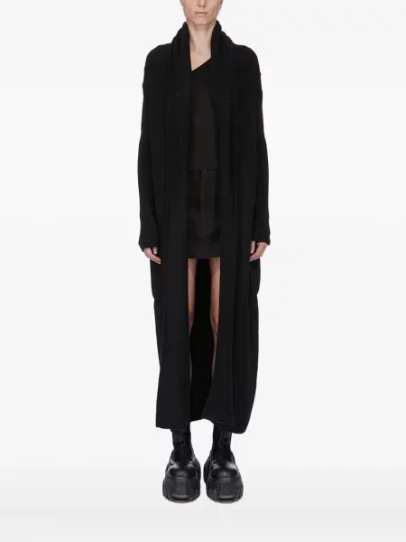 Cardigan Rick Owens tricotate lung negru