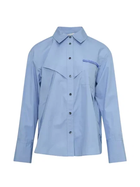 Cămașă 3.1 Phillip Lim cu paiete albastru