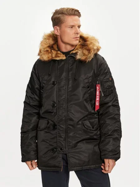 ALPHA INDUSTRIES Χειμερινό μπουφάν VF μαύρο