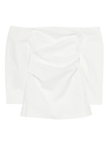 Rochie mini Sir de costum alb