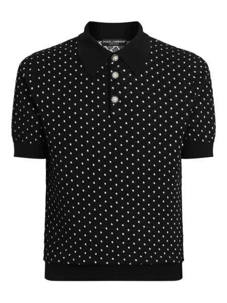 Polo Dolce & Gabbana cu buline negru