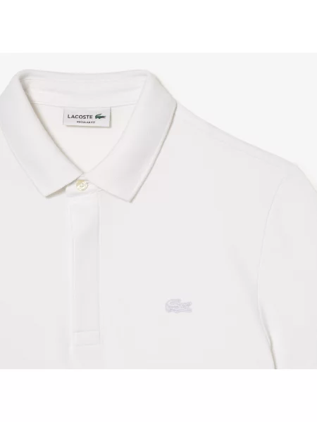 Lacoste Koszulka Polo Paris Stretch Piqué Regular Fit biała