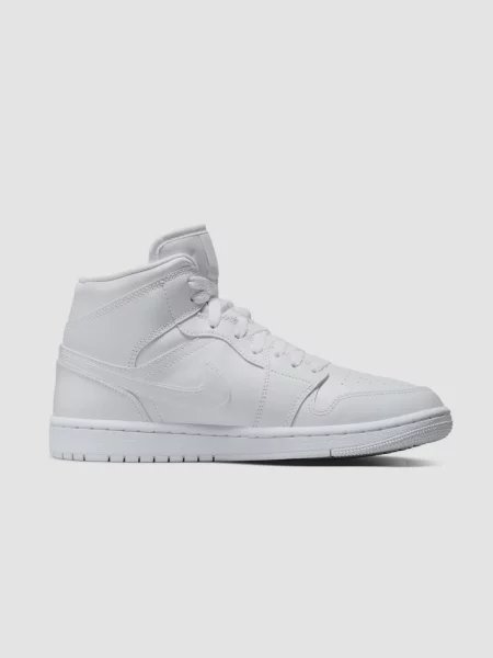Кожаные кроссовки Jordan Air Jordan 1 белые