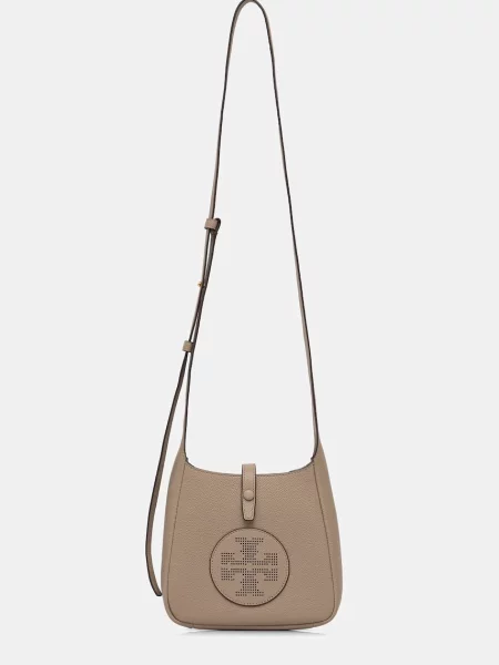 Torebka crossbody Tory Burch skórzana brązowa