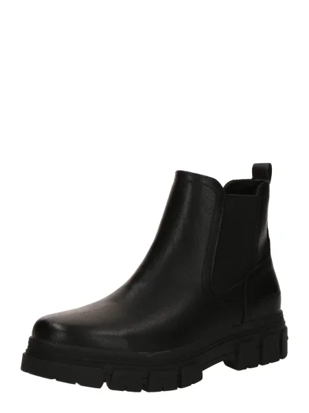 TOM TAILOR Botine negru