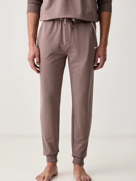 HUGO pantaloni de loungewear pentru bărbați cu NOAH PANTS maro