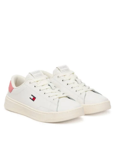 Tommy Jeans Sportcipők Tjw Script Cupsole fehér