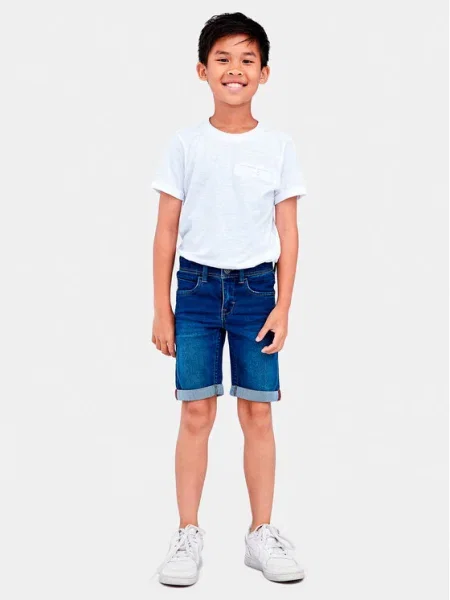NAME IT Pantaloni scurți de blugi Sofus Bleumarin