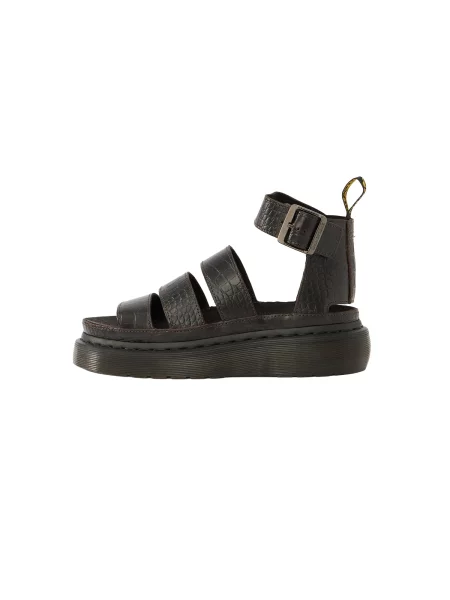 Dr. Martens Sandale cu baretă Clarissa Quad 3 închis maro