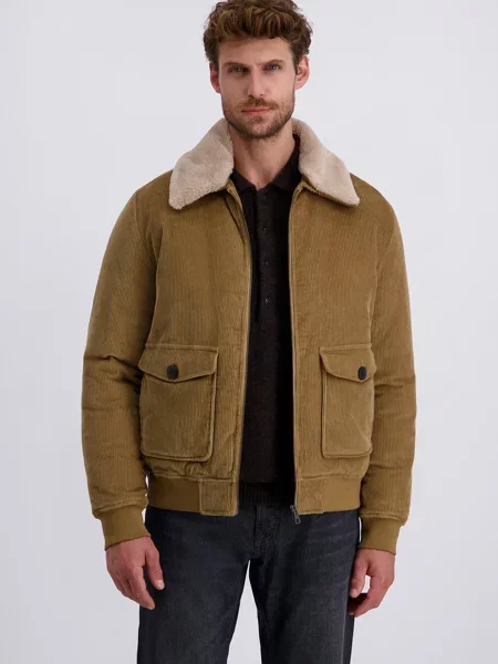 Вельветовая куртка Pierre Cardin желтая