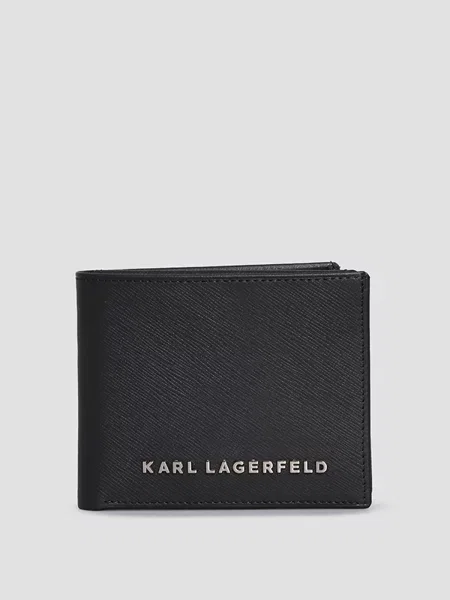 Кожаный кошелек Karl Lagerfeld черный