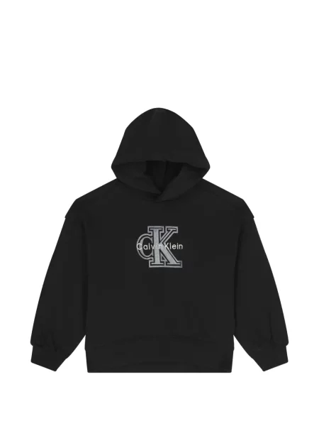 Mikina s kapucňou Calvin Klein čierna