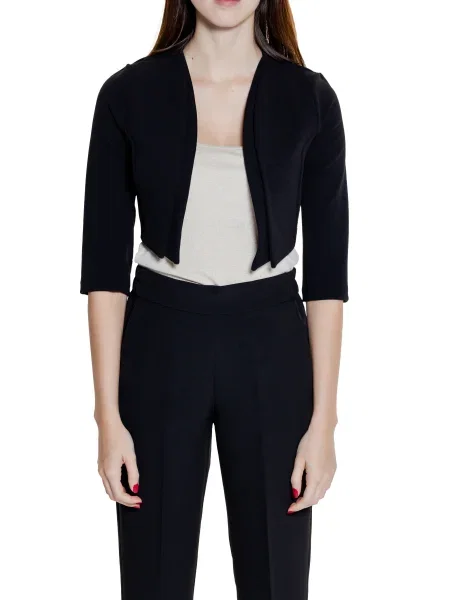 Długi sweter Rinascimento czarny