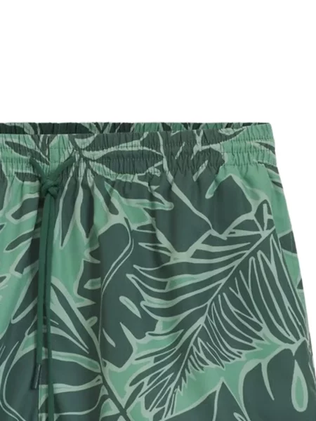 Slip de baie Boss cu imagine verde