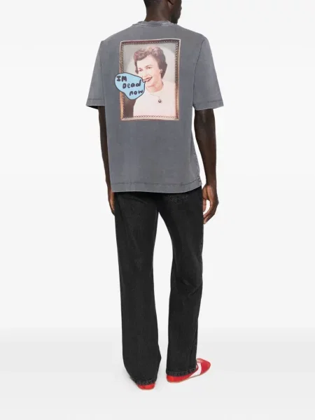 Tricou Hopeium cu imagine gri
