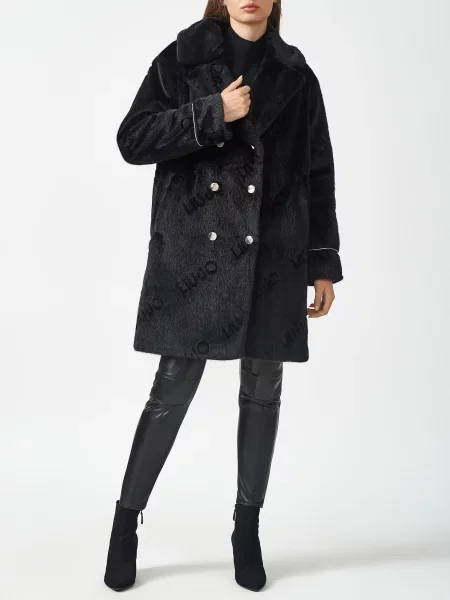 Шуба Liu Jo чорна