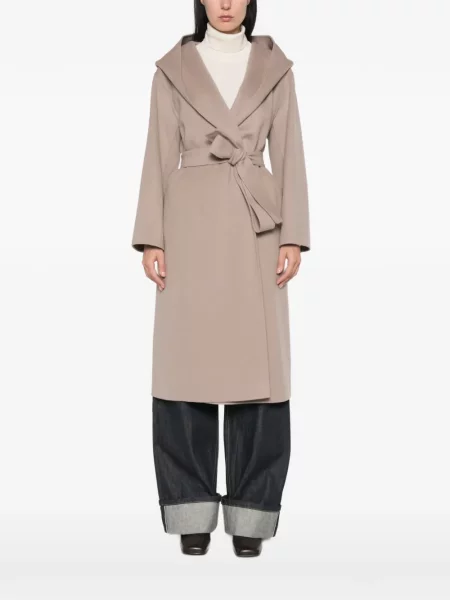 Cu centură palton 's Max Mara cu glugă