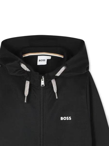 Dětska mikina s kapucí Bosswear černá