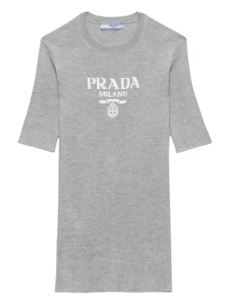Top Prada tricotate gri