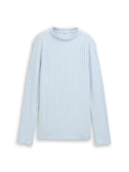 TOM TAILOR Tricou pastel albastru