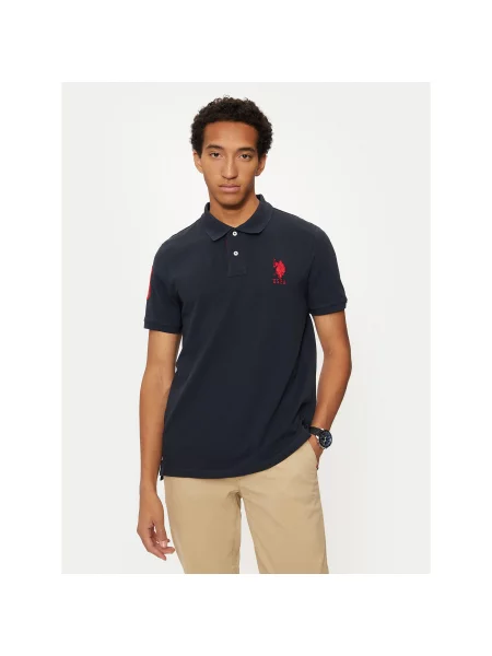 U.S. Polo Assn. Polo majica Mornarsko Regular Fit modra