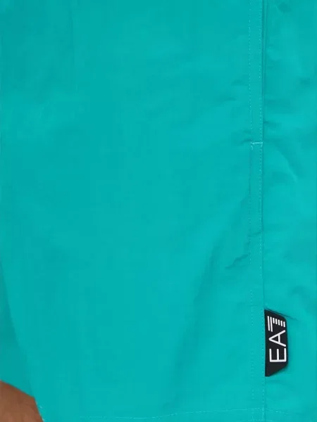 Долнища на бански Ea7 Emporio Armani с автограф с връзки синьо
