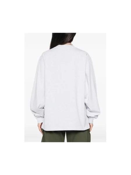 Top Alexander Wang z nadrukiem szary