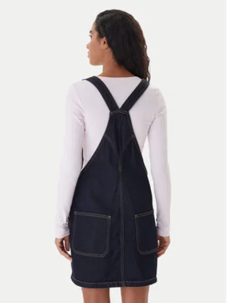 Tommy Jeans Jeans obleka Mornarsko modra