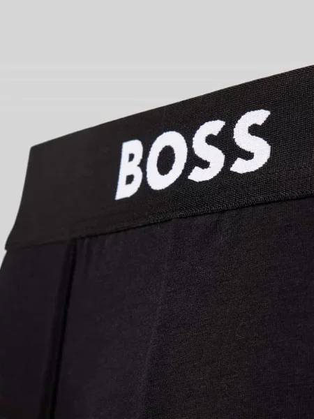 Figi z elastycznym paskiem z logo w zestawie 3 szt. model ‘ONE’ Boss czarne
