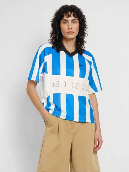 Nike Tričko Sportswear modrá bílá