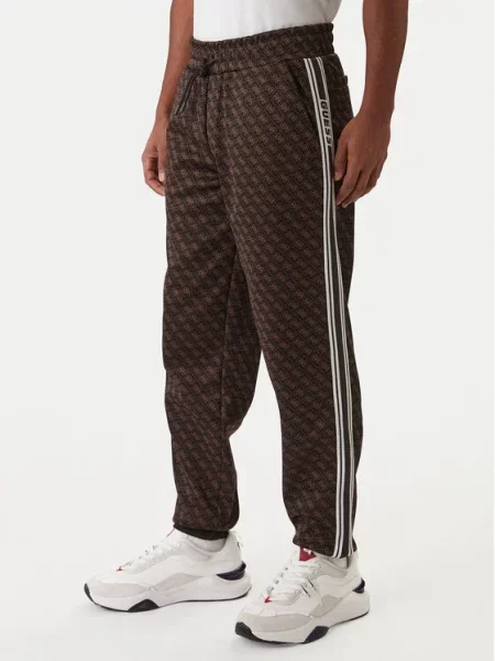 Teplákové kalhoty Guess černé