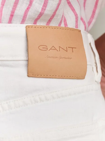 Коротка джинсова спідниця Gant біла