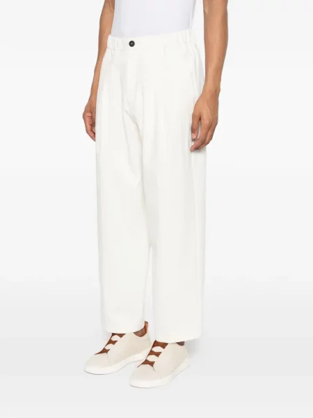 Cropp pantaloni Herno alb