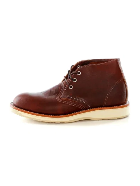 Botki Red Wing Shoes skórzane czerwone