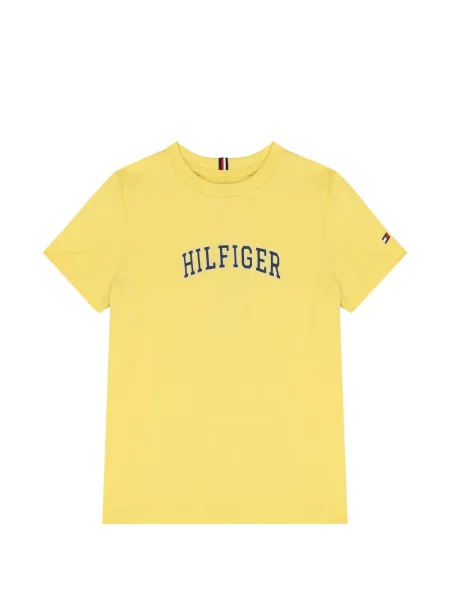 Koszulka dziecięca Tommy Hilfiger żółta