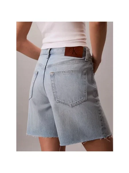 Krátky džínsové šortky Calvin Klein Jeans modrá