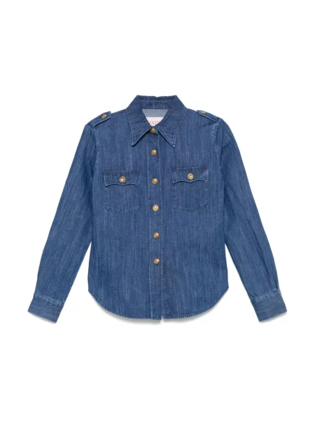 Bluzka Valentino Garavani niebieska