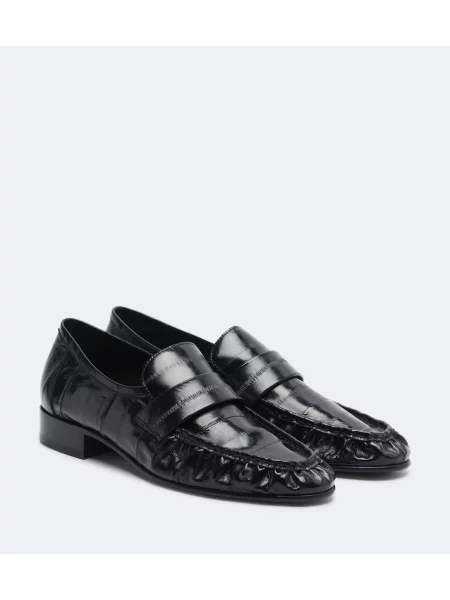 Loafersy The Row čierna