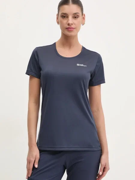 Jack Wolfskin sportos póló Tech sötétkék
