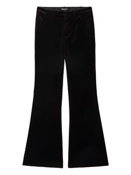 Pantaloni Zadig&voltaire de catifea maro