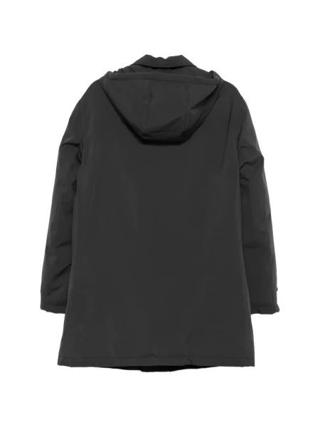 Palton Brioni cu glugă negru