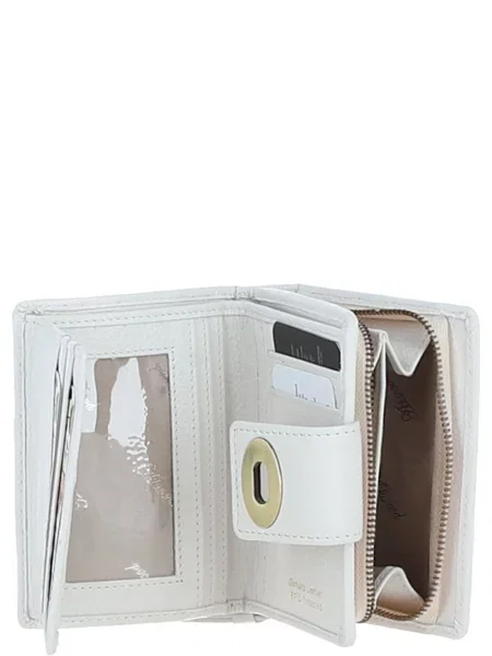 Кожаный кошелек Ashwood Leather белый
