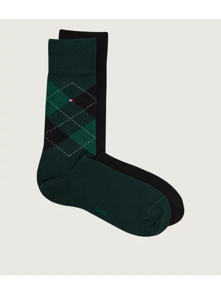 Tommy Hilfiger Șosete Check verde