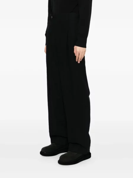 Pantaloni Devoa plisate negru