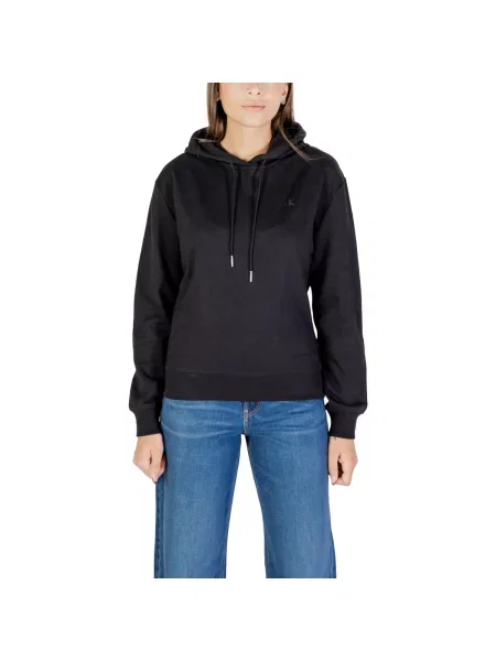 Calvin Klein Jeans Majica dugih rukava Ls Monogram Terry Po crna