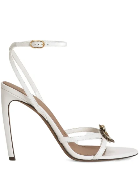 Sandale Dolce & Gabbana cu motiv cu inimi alb