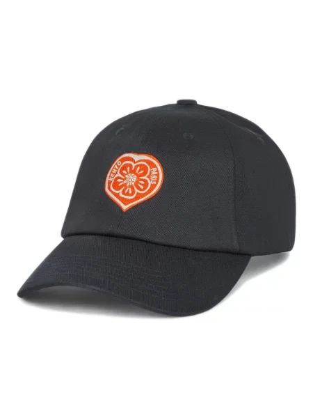 Czapka z daszkiem Kenzo z logo czarna